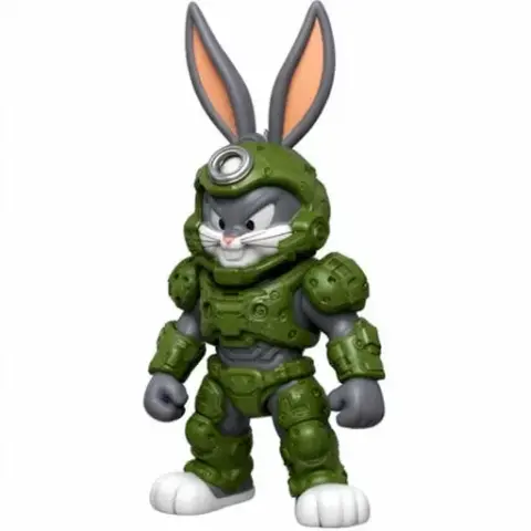Bugs Bunny Doom Slayer Ring Figure