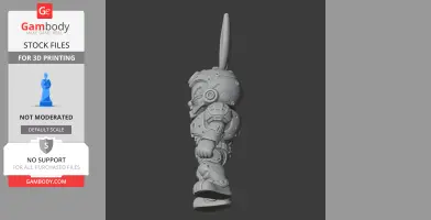 Bugs Bunny Doom Slayer Ring Figure