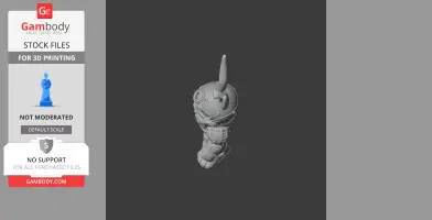 Bugs Bunny Doom Slayer Ring Figure