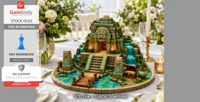 Lost Temple of the Emerald Guardians STL File for 3D Print