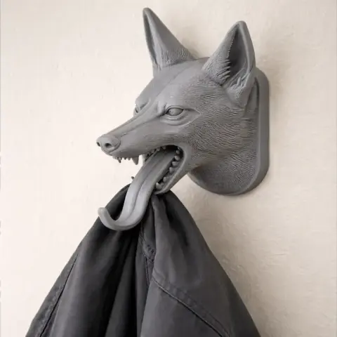 Jackal HEAD WALL HANGER COAT AND KEY HOLDER HOOK