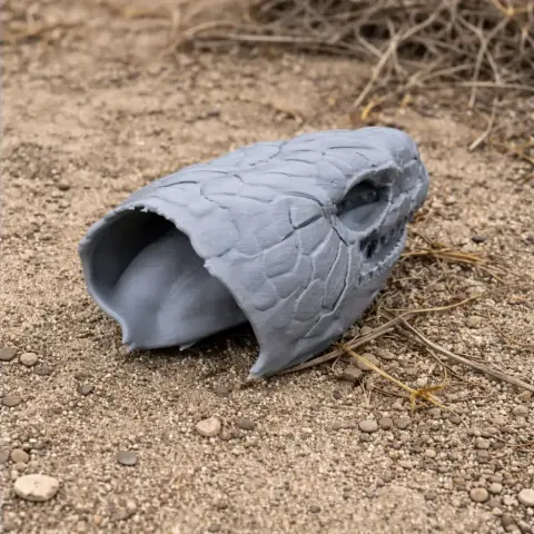 Blue-tongued Skink Skull