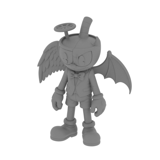 Angel and Demon - Cuphead.stl