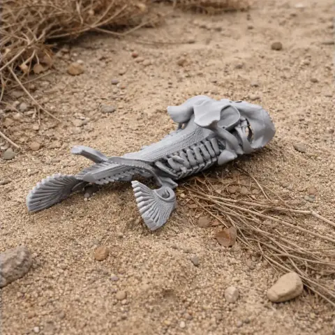 Brownbanded Bamboo Shark Skull