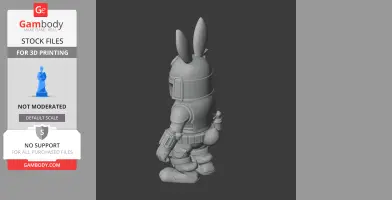 Bugs Bunny Boba Fett Ring Figure
