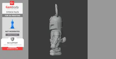 Bugs Bunny Boba Fett Ring Figure