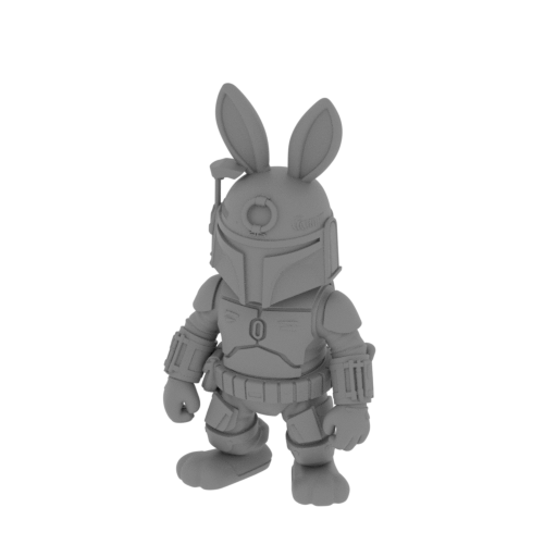Bugs Bunny Boba Fett Ring Figure.stl