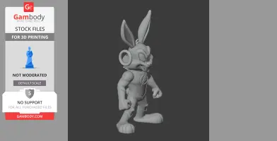 Bugs Bunny Flash Ring Figure