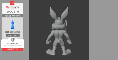 Bugs Bunny Flash Ring Figure