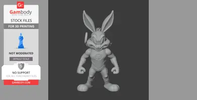 Bugs Bunny Flash Ring Figure