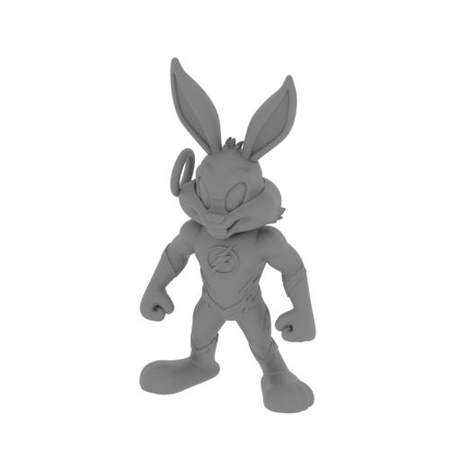 Bugs Bunny Flash Ring Figure.stl