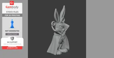 Bugs Bunny Dracula Ring Figure