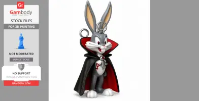 Bugs Bunny Dracula Ring Figure