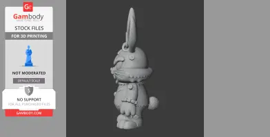 Bugs Bunny Frankenstein Ring Figure