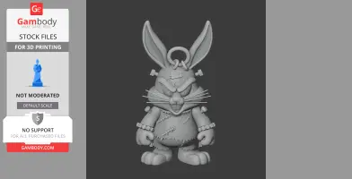 Bugs Bunny Frankenstein Ring Figure