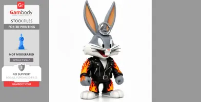 Bugs Bunny Ghost Rider Ring Figure