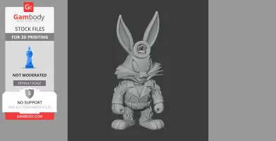 Bugs Bunny Ghost Rider Ring Figure