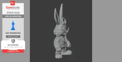 Bugs Bunny Ghost Rider Ring Figure