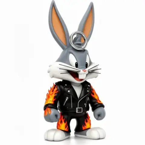 Bugs Bunny Ghost Rider Ring Figure