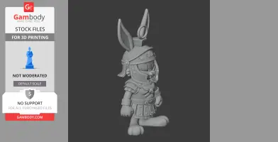 Bugs Bunny Gladiator Ring Figure