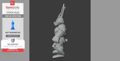 Bugs Bunny Hulk Ring Figure