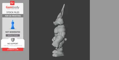 Bugs Bunny Hulk Ring Figure