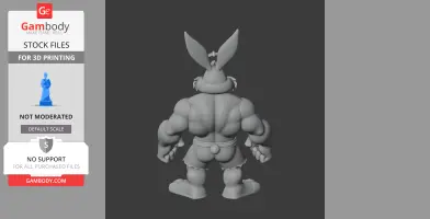 Bugs Bunny Hulk Ring Figure