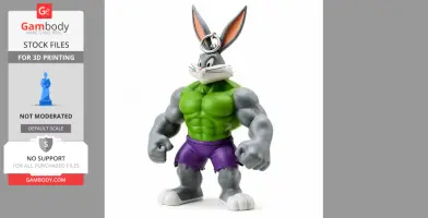 Bugs Bunny Hulk Ring Figure