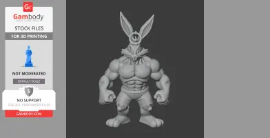 Bugs Bunny Hulk Ring Figure