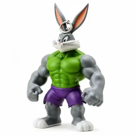 Bugs Bunny Hulk Ring Figure