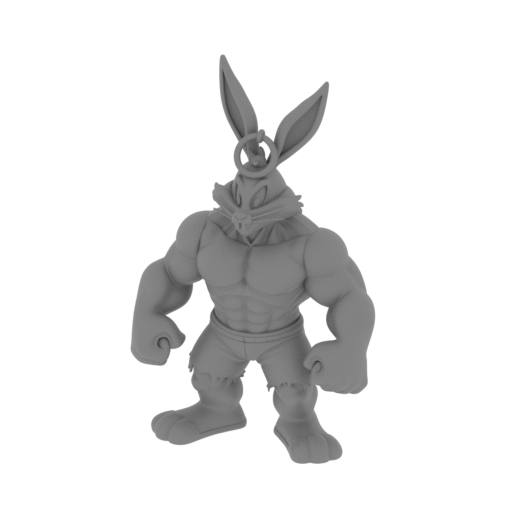 Bugs Bunny Hulk Ring Figure.stl