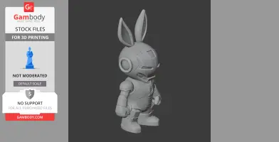 Bugs Bunny Iron Man Ring Figure