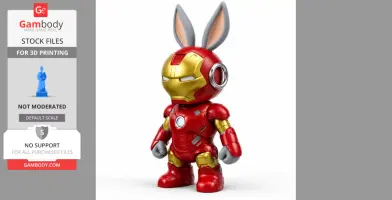 Bugs Bunny Iron Man Ring Figure