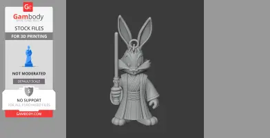 Bugs Bunny Jedi Ring Figure