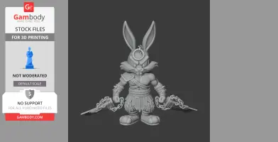 Bugs Bunny Kratos Ring Figure