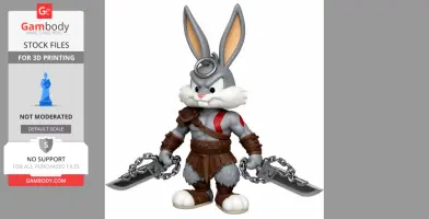 Bugs Bunny Kratos Ring Figure