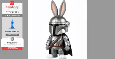 Bugs Bunny Mandalorian Ring Figure