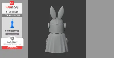 Bugs Bunny Mandalorian Ring Figure