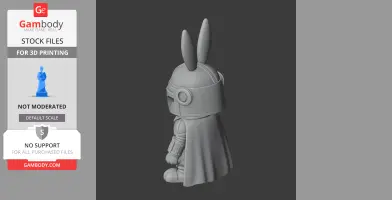 Bugs Bunny Mandalorian Ring Figure