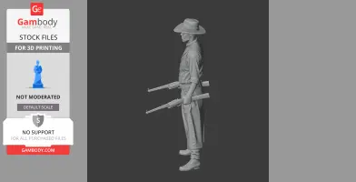 Iron Mustang Cowboy Gunslinger