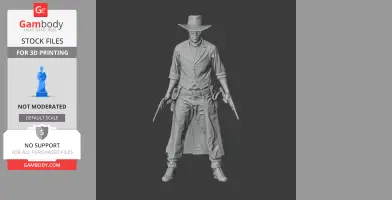 Iron Mustang Cowboy Gunslinger