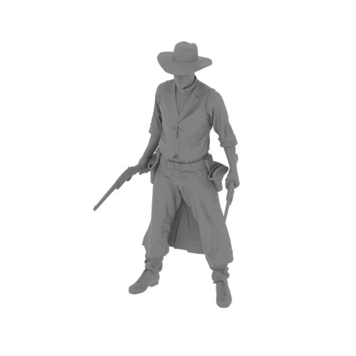 Iron Mustang Cowboy Gunslinger.stl