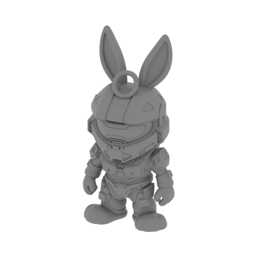 Bugs Bunny Master Chief Ring Figure.stl