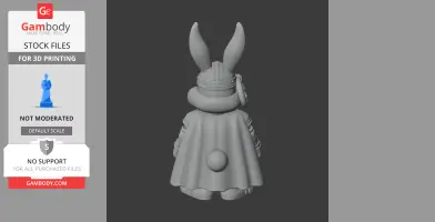 Bugs Bunny Medieval Knight Ring Figure