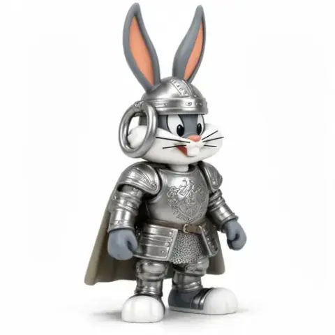 Bugs Bunny Medieval Knight Ring Figure