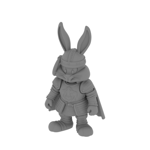 Bugs Bunny Medieval Knight Ring Figure.stl