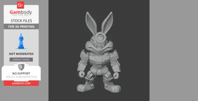 Bugs Bunny Megatron Ring Figure