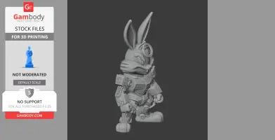Bugs Bunny Megatron Ring Figure