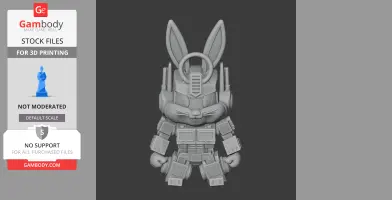 Bugs Bunny Optimus Prime Ring Figure