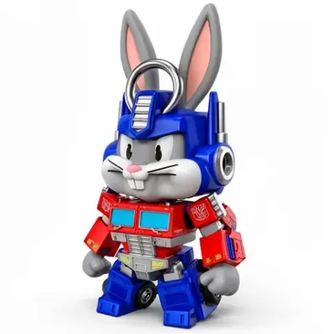 Bugs Bunny Optimus Prime Ring Figure
